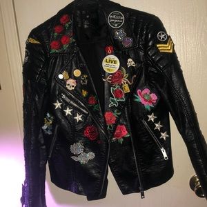 Custom made pleather jacket